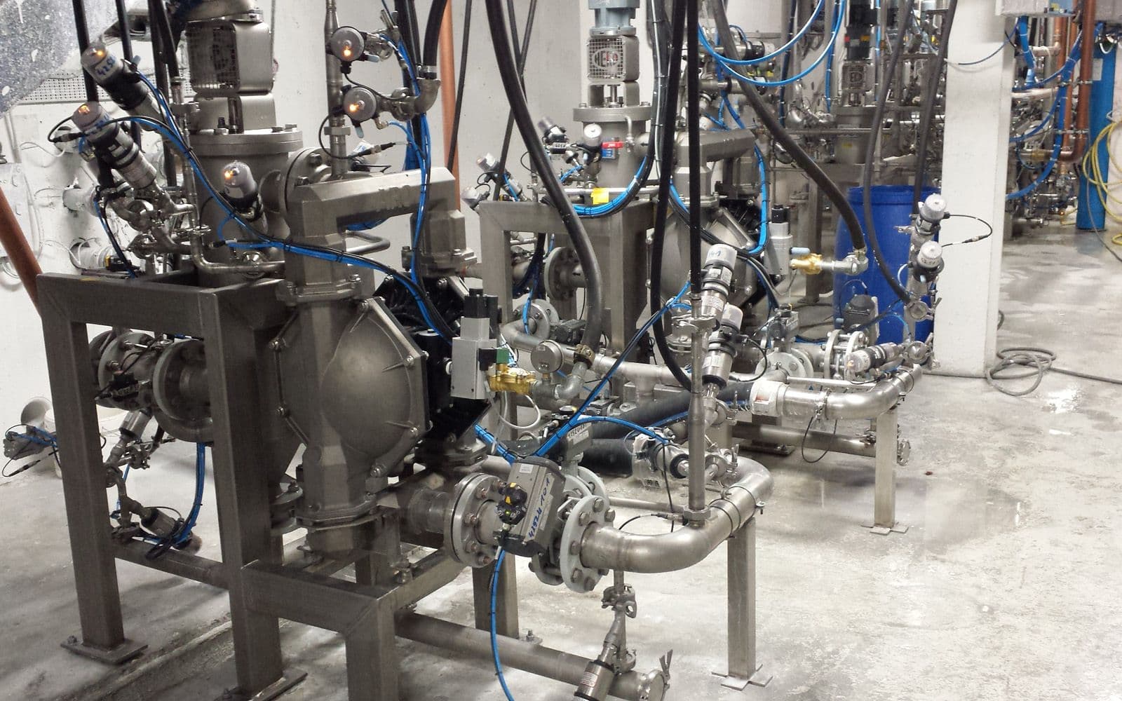 Paint factory equipment